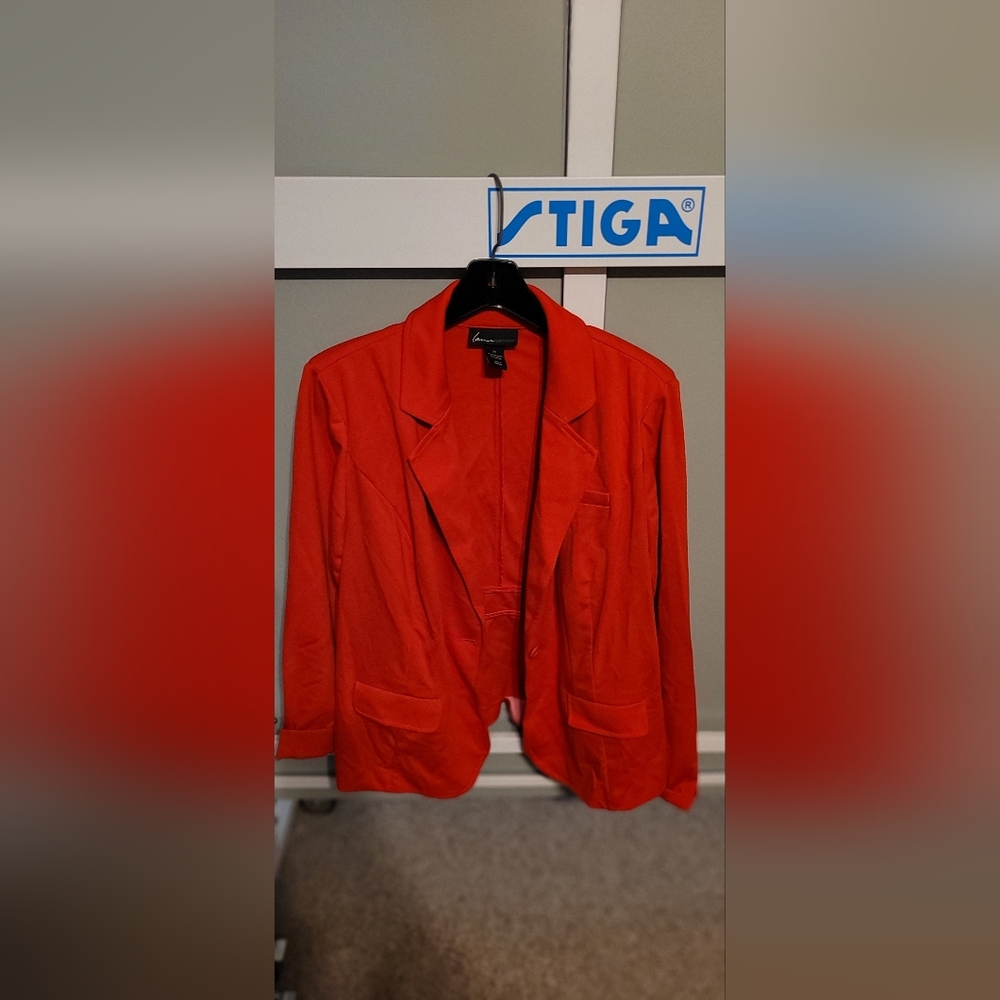 Lane Bryant blazer suit jacket red size 20